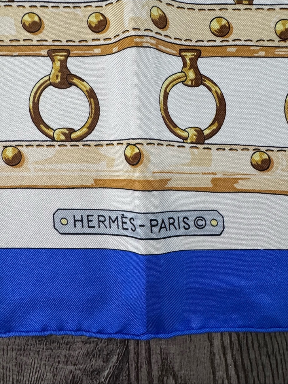 Hermes Aux Champs Carre Silk Scarf - Picture 6 of 8